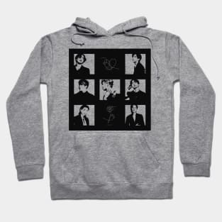 BTS OT7 love yourself BACK PRINT ONLY Hoodie